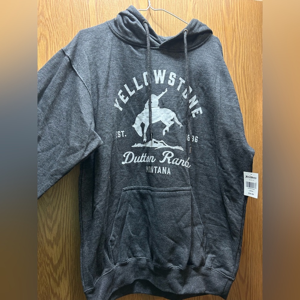 Yellowstone Dutton Ranch Charcoal Hoodie